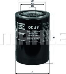 KNECHT OC 59 - Oil Filter autospares.lv
