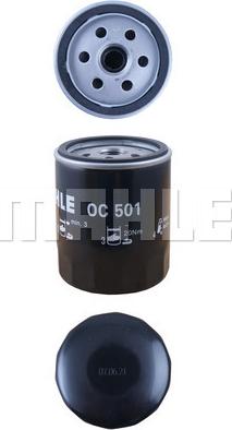 KNECHT OC 501 - Oil Filter autospares.lv