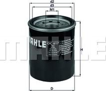 KNECHT OC 617 - Oil Filter autospares.lv