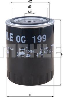 KNECHT OC 199 - Oil Filter autospares.lv