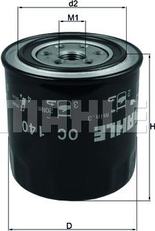 KNECHT OC 140 - Oil Filter autospares.lv