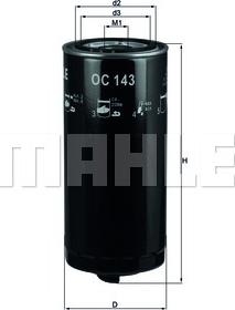 KNECHT OC 143 - Oil Filter autospares.lv