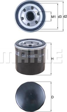 KNECHT OC1566 - Oil Filter autospares.lv