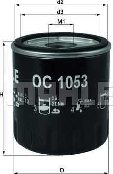 KNECHT OC 1053 - Oil Filter autospares.lv