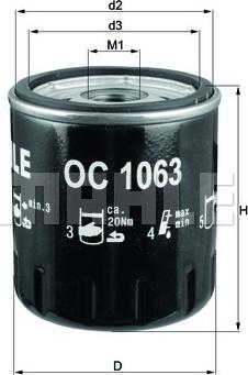 KNECHT OC 1063 - Oil Filter autospares.lv