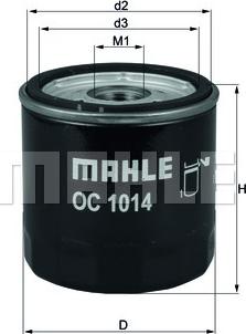 KNECHT OC 1014 - Oil Filter autospares.lv