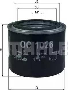 KNECHT OC 1026 - Oil Filter autospares.lv