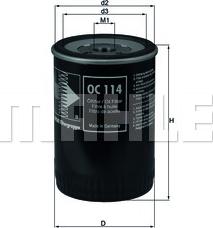KNECHT OC 114 - Oil Filter autospares.lv