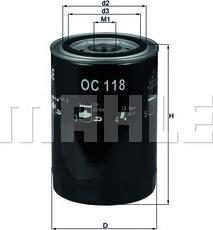 KNECHT OC 118 - Oil Filter autospares.lv
