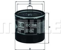 KNECHT OC 299 - Oil Filter autospares.lv