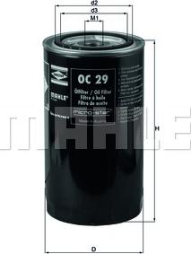 KNECHT OC 29 - Oil Filter autospares.lv
