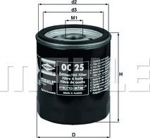 KNECHT OC 25 - Oil Filter autospares.lv