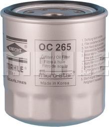 KNECHT OC 265 - Oil Filter autospares.lv