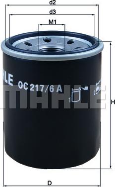 KNECHT OC217/6A - Oil Filter autospares.lv