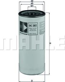 KNECHT OC 282 - Oil Filter autospares.lv