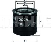 KNECHT OC 236 - Oil Filter autospares.lv