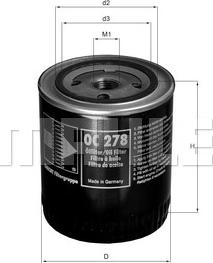 KNECHT OC 278 - Oil Filter autospares.lv