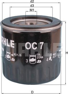 KNECHT OC 7 - Oil Filter autospares.lv