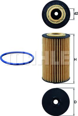 KNECHT OX 978D - Oil Filter autospares.lv