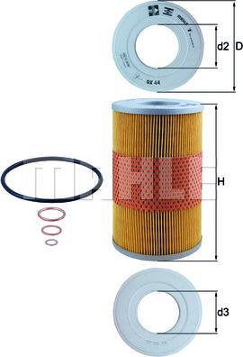 KNECHT OX 44D - Oil Filter autospares.lv