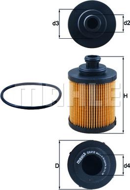 KNECHT OX 418D - Oil Filter autospares.lv