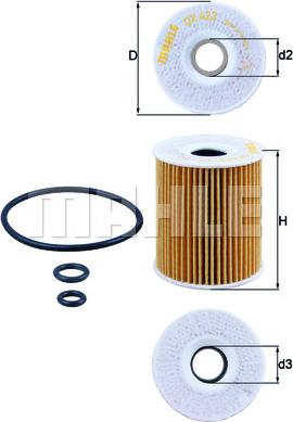 KNECHT OX 422D - Oil Filter autospares.lv