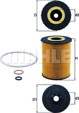 KNECHT OX 636D - Oil Filter autospares.lv