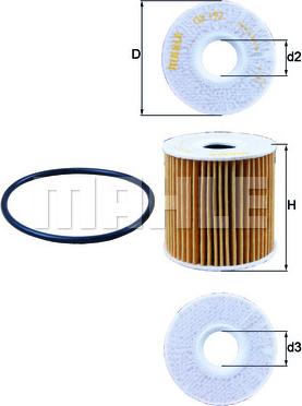 KNECHT OX 192D - Oil Filter autospares.lv