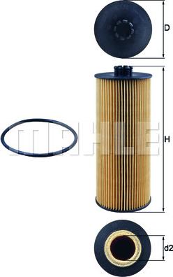 KNECHT OX 155D - Oil Filter autospares.lv