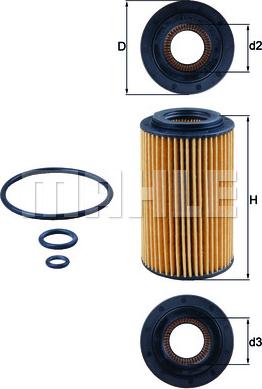 KNECHT OX 153/7D1 - Oil Filter autospares.lv