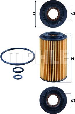 KNECHT OX 153/7D2 - Oil Filter autospares.lv