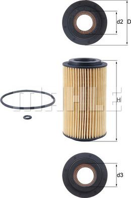 KNECHT OX 153D1 - Oil Filter autospares.lv