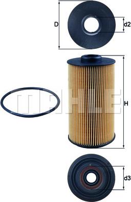 KNECHT OX 152/1D - Oil Filter autospares.lv