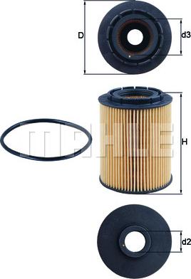 KNECHT OX 160D - Oil Filter autospares.lv