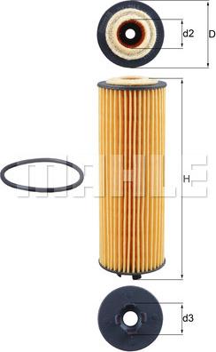 KNECHT OX 1155D - Oil Filter autospares.lv