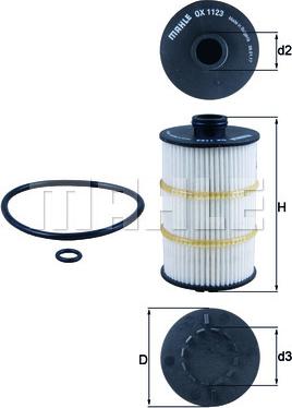 KNECHT OX 1123D - Oil Filter autospares.lv