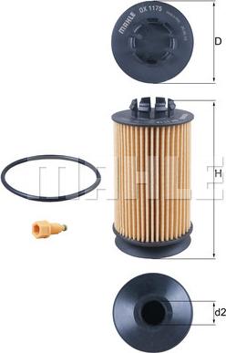 KNECHT OX 1175D - Oil Filter autospares.lv