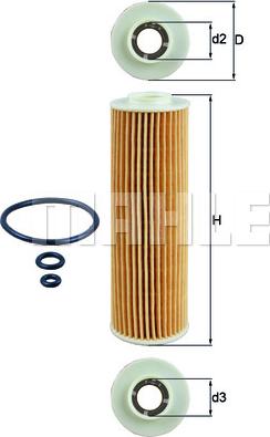 KNECHT OX 183/5D1 - Oil Filter autospares.lv