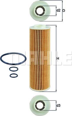 KNECHT OX 183/5D - Oil Filter autospares.lv