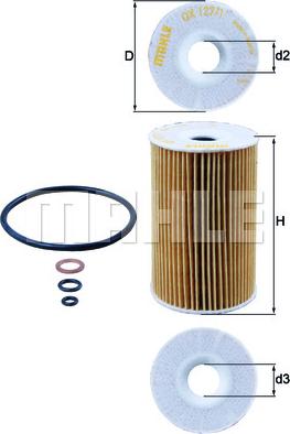 KNECHT OX 127/1D - Oil Filter autospares.lv