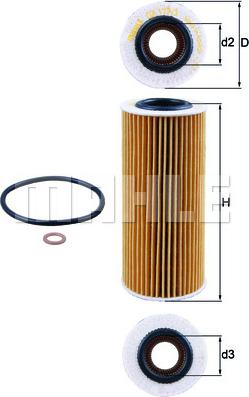 KNECHT OX 177/3D - Oil Filter autospares.lv