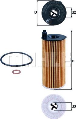 KNECHT OX 813/1D - Oil Filter autospares.lv