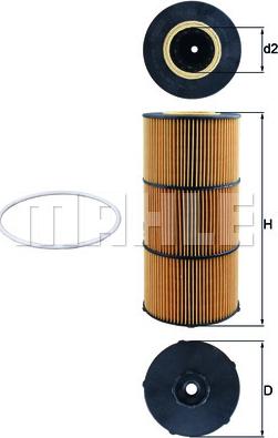 KNECHT OX 832D - Oil Filter autospares.lv