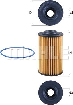 KNECHT OX 399D - Oil Filter autospares.lv