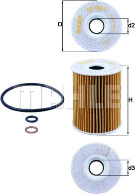 KNECHT OX 355/3D - Oil Filter autospares.lv