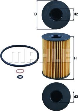 KNECHT OX 353/7D - Oil Filter autospares.lv