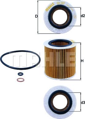 KNECHT OX 387D - Oil Filter autospares.lv