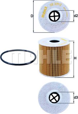 KNECHT OX 339/2D - Oil Filter autospares.lv