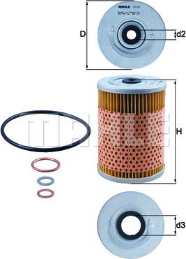 KNECHT OX 32D - Oil Filter autospares.lv