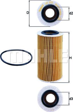 KNECHT OX 370D - Oil Filter autospares.lv